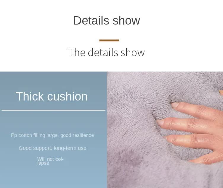 Yellow Half-Enclosed Cat Bed - Soft Short Velvet Fabric with Sponge + PP Cotton Filling, S Size (28x28x30 cm) - Image 2