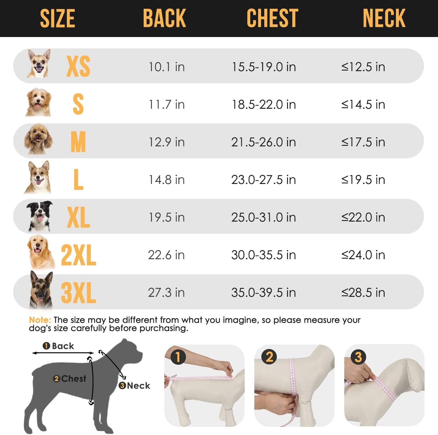 L Orange Reflective Adjustable Pet Raincoat with Hood - Waterproof Dog Jacket, Adjustable Dog Poncho for Outdoor Protection - Image 3