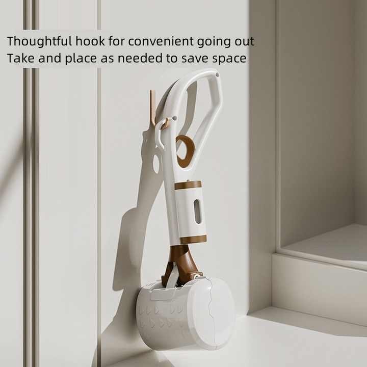 Yellow Portable Dog Poop Scooper with Large 9.5cm Opening, Ergonomic Handle, Lightweight 320g Pet Waste Picker for Outdoor Walks - Image 5