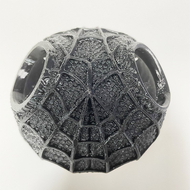 Size M Black And Red Stitching DIY 3D Printed Spider-Man Cat Mask - Mini Decorative Half-Face Mask for Pets - Image 6