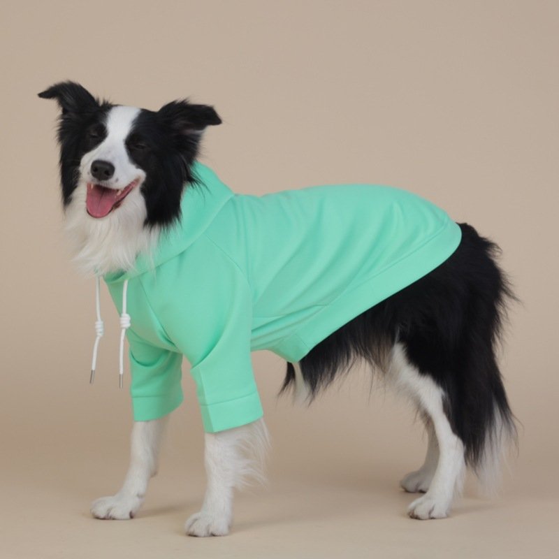 4XL Green Cute Dog Hoodie with Adjustable Drawstring - Available in Various Sizes - Image 2