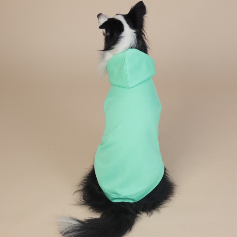 4XL Green Cute Dog Hoodie with Adjustable Drawstring - Available in Various Sizes - Image 3