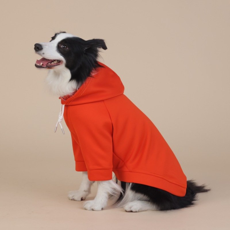 5XL Orange Cute Dog Hoodie with Adjustable Drawstring - Available in Various Sizes - Image 2