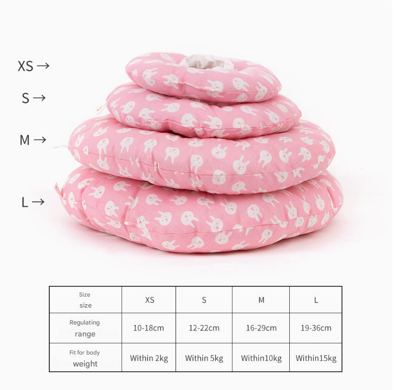 2 pcs Shiba Inu pattern Pet Recovery Collar - Comfortable Anti-Lick Cone for Cats & Dogs Size L - Image 2