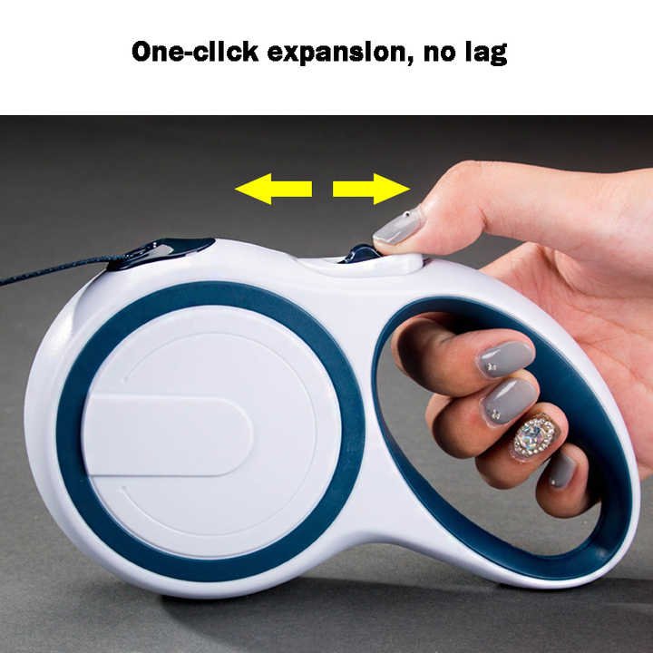 Blue 5M Pet Leash Retractable - Tangle-Free, Extendable Pet Leash for Walking - Image 3