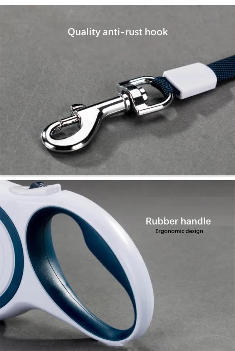 Blue 5M Pet Leash Retractable - Tangle-Free, Extendable Pet Leash for Walking - Image 6