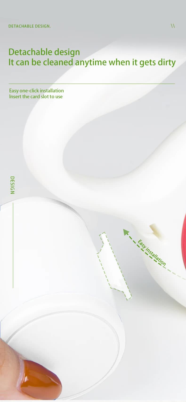 Light blue 5M Retractable Dog Leash - With Small Box, Suitable For Small And Medium Dogs - Image 5