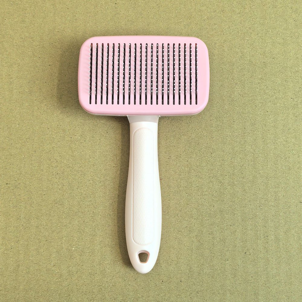 Pink 8-Piece Pet Grooming Tool Set - Brushes, Nail Clippers & More - Image 3