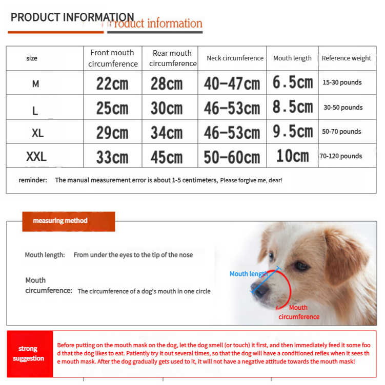 Brown Metal Basket Dog Muzzle - Anti-Bite & Anti-Barking - XXL - Image 5