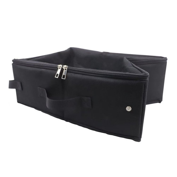 Black Portable Foldable Cat Litter Box - Waterproof Travel Litter Pan for Cats - Image 3