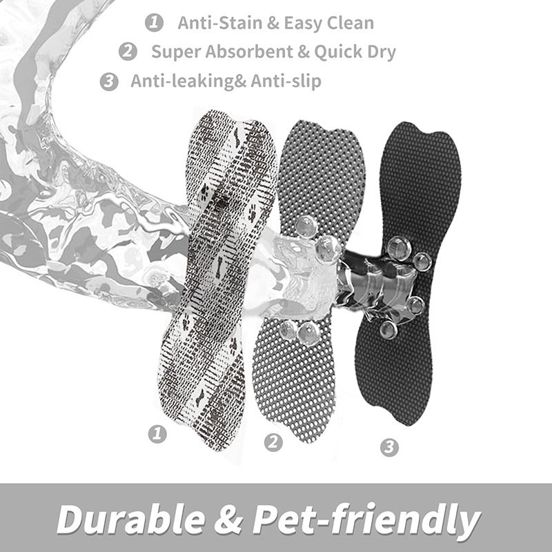 Green And White Pet Feeding Mat 50x70cm - Anti-Slip, Durable Diatom Mud Mat for Dogs and Cats, Easy to Clean - Image 4