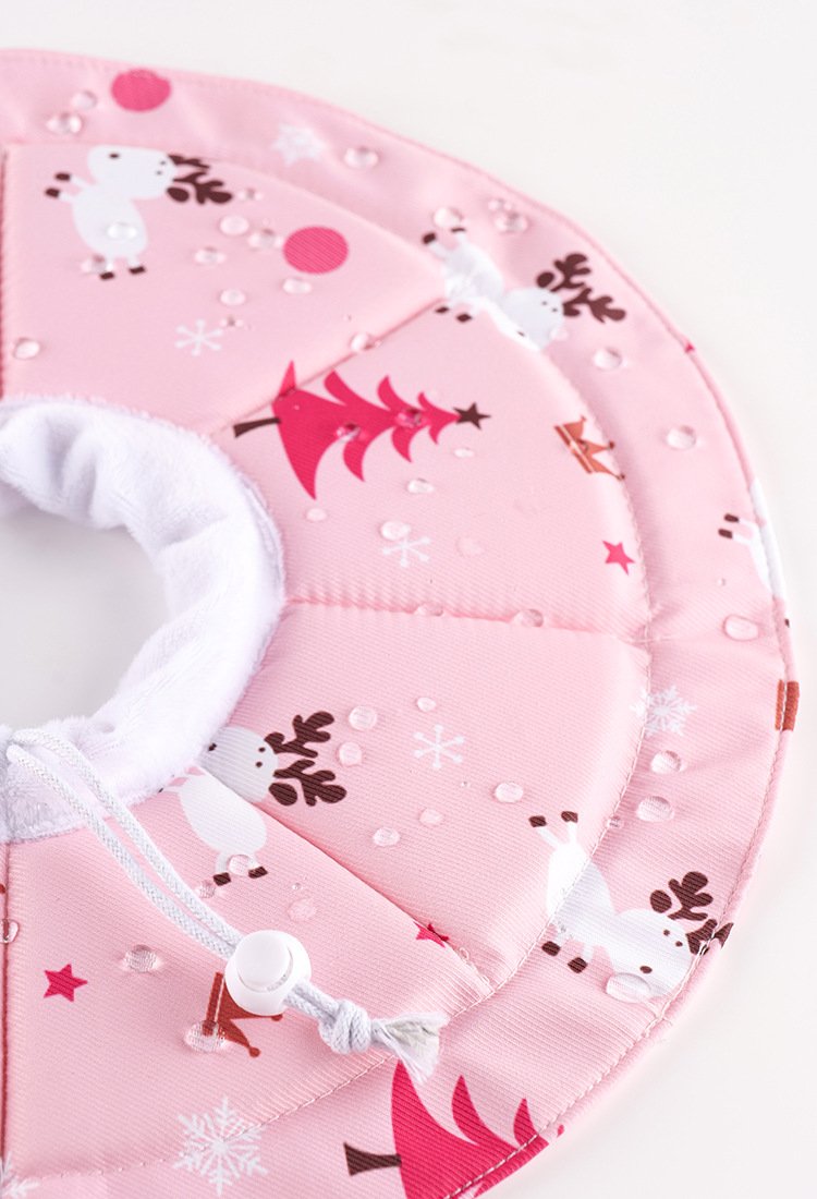 2 Pcs Size L Pink Comfortable Pet Recovery Collar | Waterproof Anti-Lick Collar for Cats & Dogs - Image 6