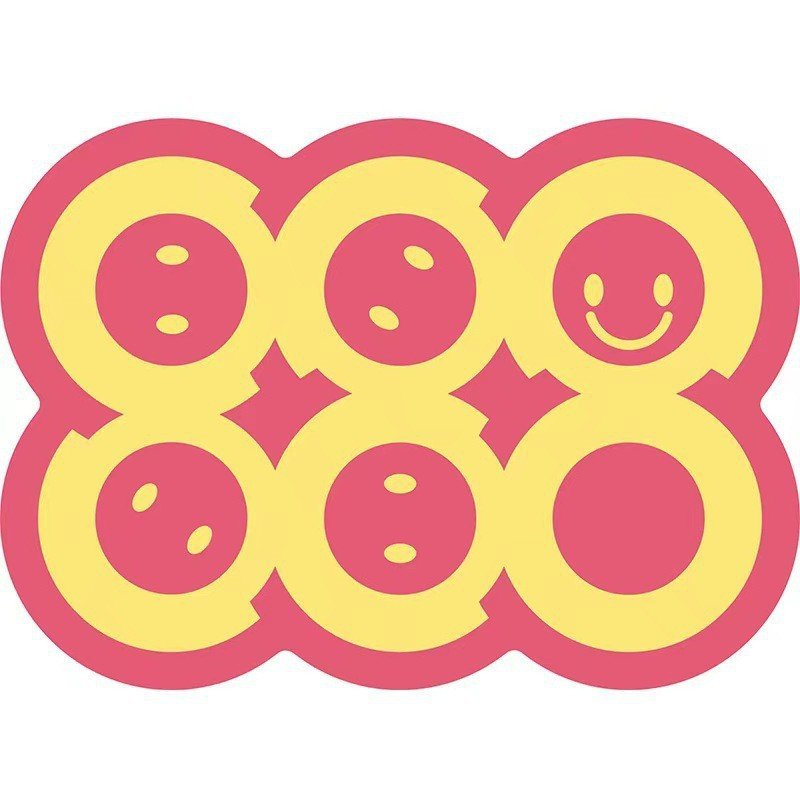 Style 2 Pink And Yellow Absorbent Diatomaceous Earth Pet Feeding Mat - Non-Slip & Quick Dry Placemat (50x80cm)