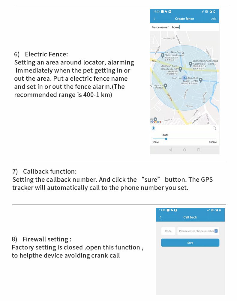 Green Real-Time Pet GPS Tracker Locator - Magnetic Charging, Multi-Mode Positioning for Dogs & Cats - Image 7