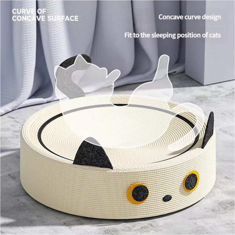 Adorable Dinosaur Cat Scratching Post and Lounger - 41cm Cat Claw Proof Basin - Image 2