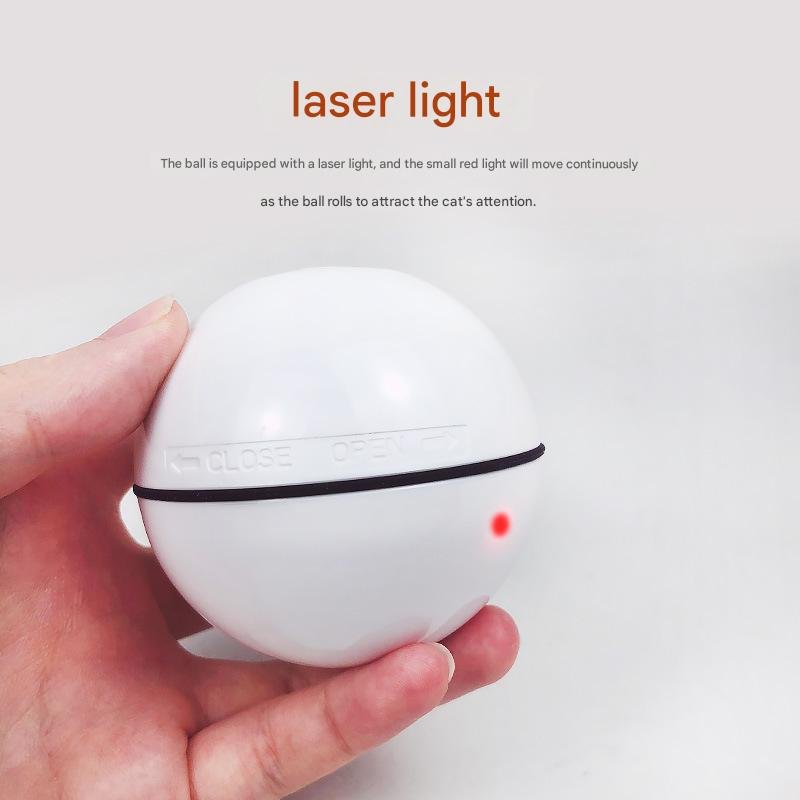 Smart USB Rechargeable Pet Interactive Rolling Ball(pink) - Image 5