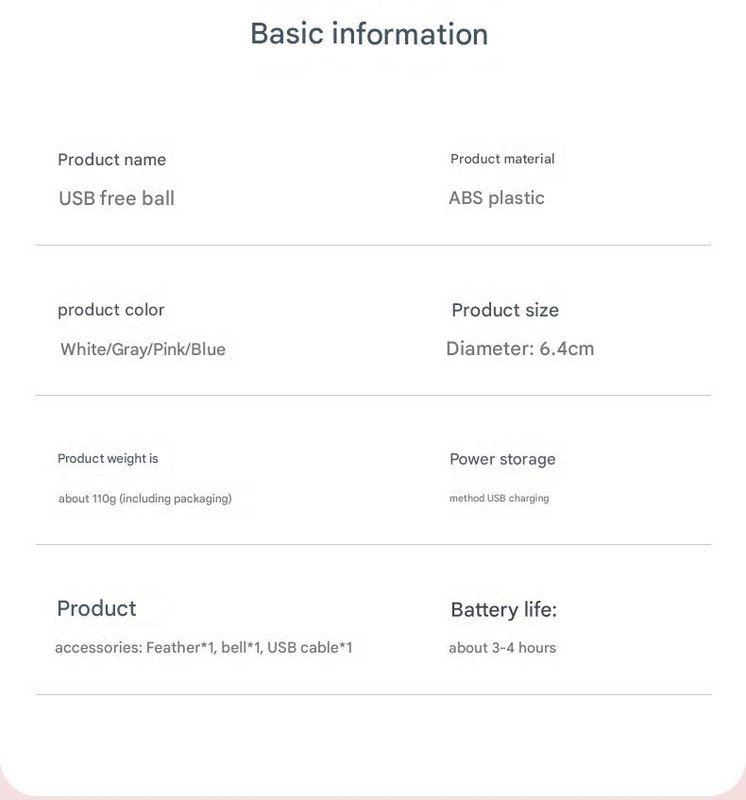 Smart USB Rechargeable Pet Interactive Rolling Ball(Gray) - Image 2