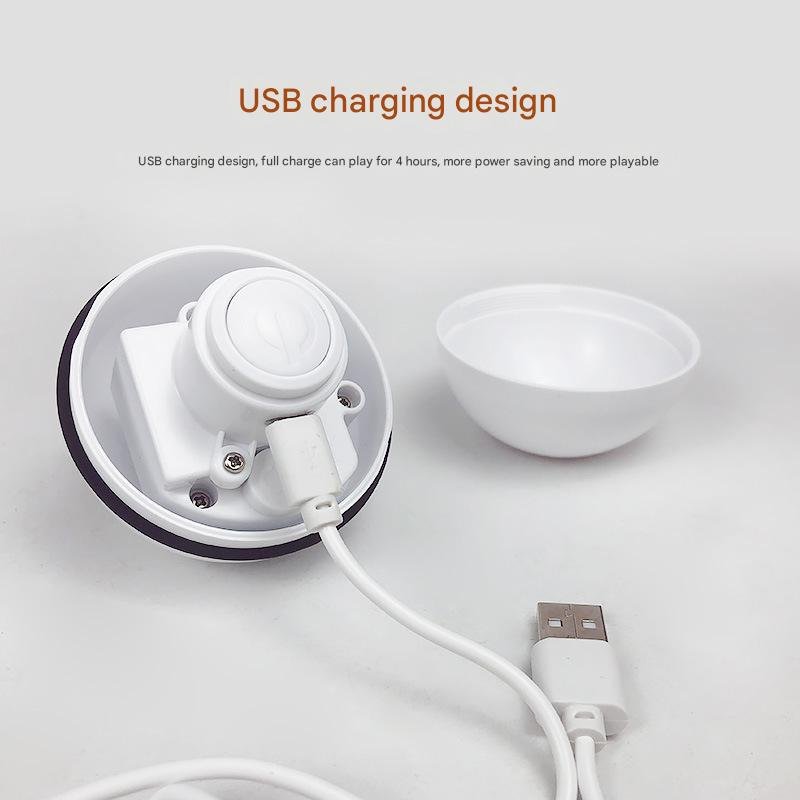 Smart USB Rechargeable Pet Interactive Rolling Ball(Gray) - Image 6