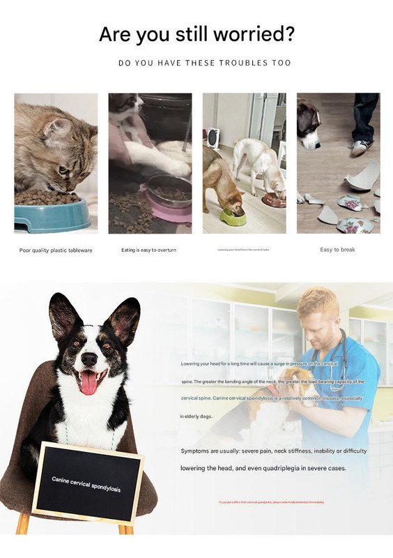 Elevated Pet Feeding Bowl with Stainless Steel Inner - Promotes Healthy Digestion & Reduces Neck Strain(Pink) - Image 4