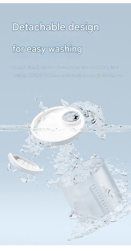 Blue Wireless Automatic Pet Water Fountain - 2.2L Motion Sensor Dispenser - Image 6