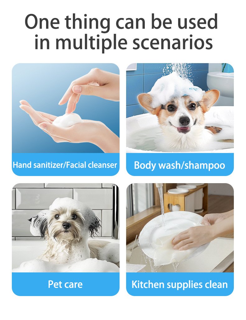 White Electric Pet Shampoo Foamer Gun - Dense Foam, Quiet Operation, Easy Bath - Image 7