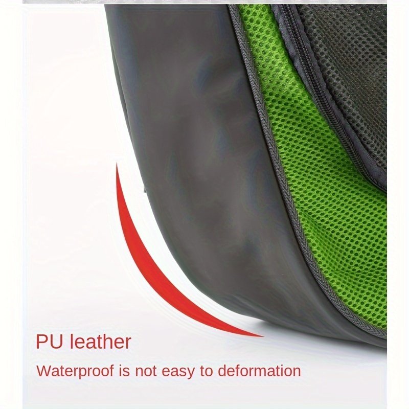 Red Portable Oxford Fabric Pet Carrier for Cats and Puppies (Size L) - Image 5