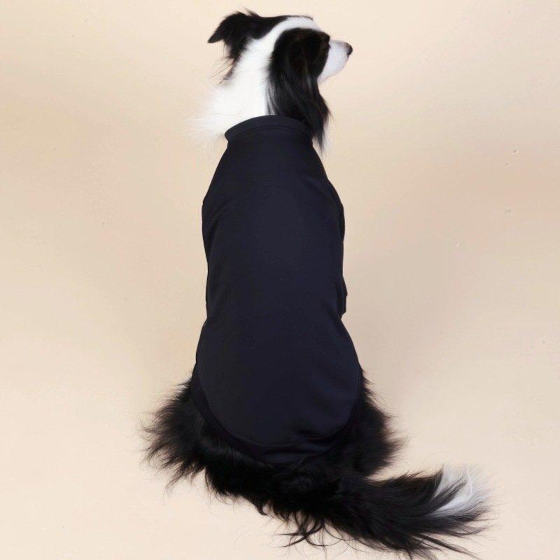 Black Classic Dog Sweatshirt with Hood & Drawstrings - For Large Dogs (Size : XL) - Image 3