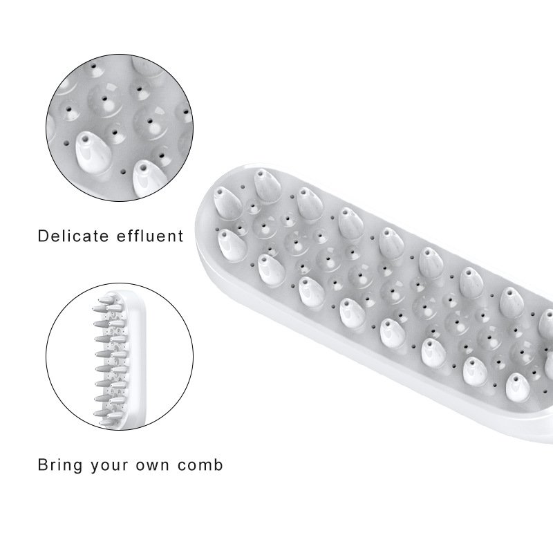 Handheld Pet Grooming Shower Sprayer - With Comb Teeth Hose & Adapters - Image 3