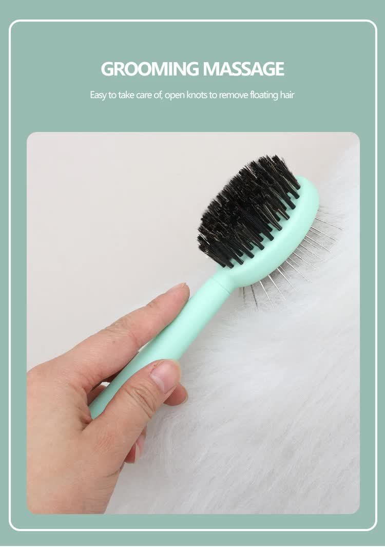 Pink And Blue Complete 5-in-1 Pet Grooming Care Kit - Professional Deshedding Brushes, Combs & Nail Clippers Set for Dogs & Cats - Image 7