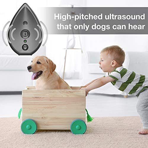 Automatic Ultrasonic Dog Bark Deterrent - Up to 50ft Range, Safe Frequency Conversion, Indoor Use(grey) - Image 3