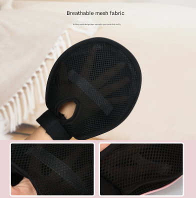 Green 3-Pack Gentle Pet Grooming Glove - Deshedding, Bathing & Massage Mitt for Dogs & Cats, Breathable & Adjustable - Image 6