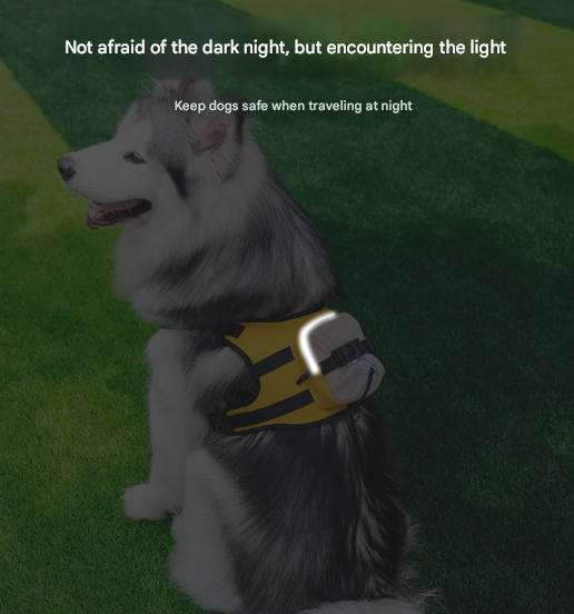 Size L Black Ultimate Dog Harness Vest with Backpack - Padded, Reflective & Adjustable for Medium to Large Breeds - Image 8