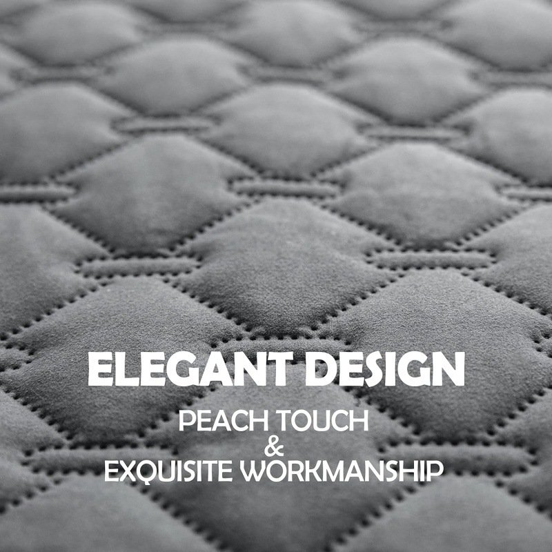 Grey 2-Sided Waterproof Pet Sofa Cover - Dog Bed Protector Blanket for Furniture, Couches & Car Seats (130x200cm, Machine Washable) - Image 6