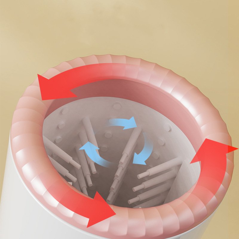 Blue Portable Dog Paw Cleaner - Gentle Silicone Pet Foot Washer Cup for Muddy Paws - Image 3