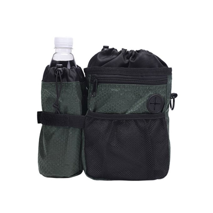 Multi-Functional Dog Training Pouch - Hands-Free Treat & Kibble Bag with Poop Bag Dispenser