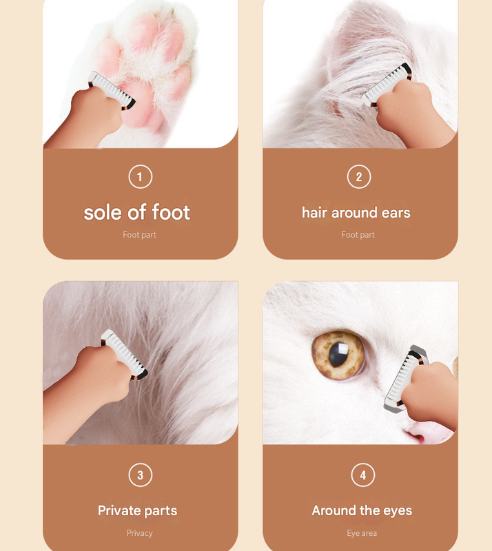 Blue Precision Pet Paw Trimmer - Waterproof & Rechargeable Grooming Clipper for Dog & Cat Paws, Eyes, and Ears - Image 2