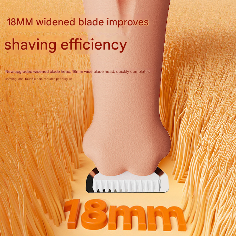 Blue Precision Pet Paw Trimmer - Waterproof & Rechargeable Grooming Clipper for Dog & Cat Paws, Eyes, and Ears - Image 6