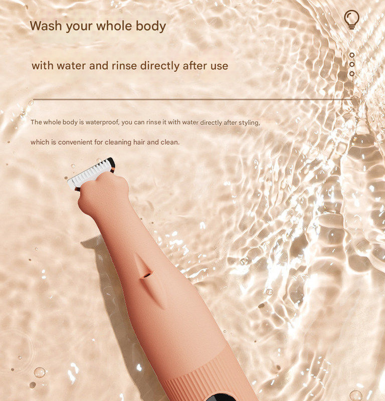 Blue Precision Pet Paw Trimmer - Waterproof & Rechargeable Grooming Clipper for Dog & Cat Paws, Eyes, and Ears - Image 7