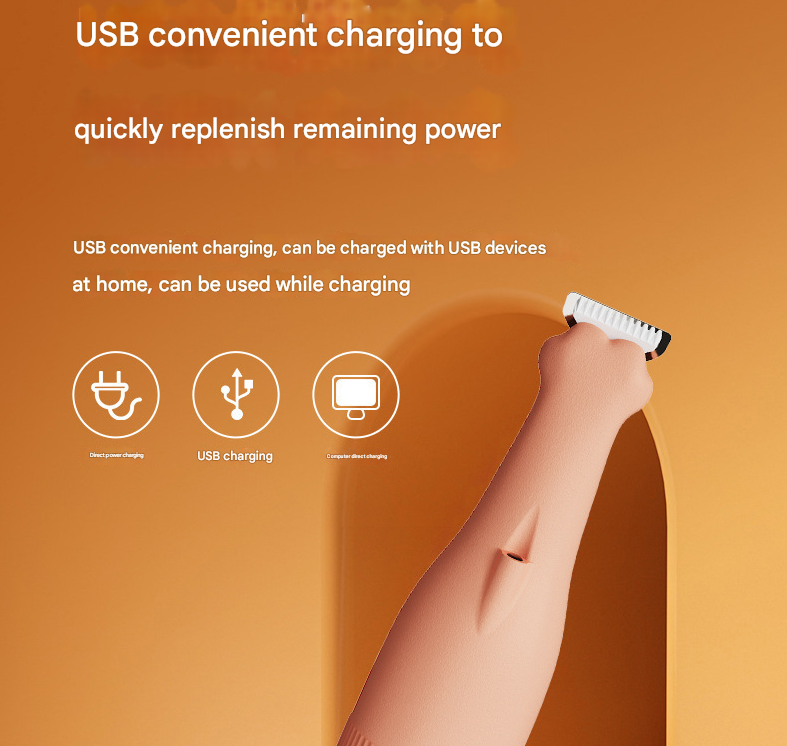 Blue Precision Pet Paw Trimmer - Waterproof & Rechargeable Grooming Clipper for Dog & Cat Paws, Eyes, and Ears - Image 8