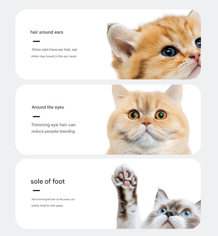 Blue Precision Pet Paw Trimmer - Waterproof & Rechargeable Grooming Clipper for Dog & Cat Paws, Eyes, and Ears - Image 10