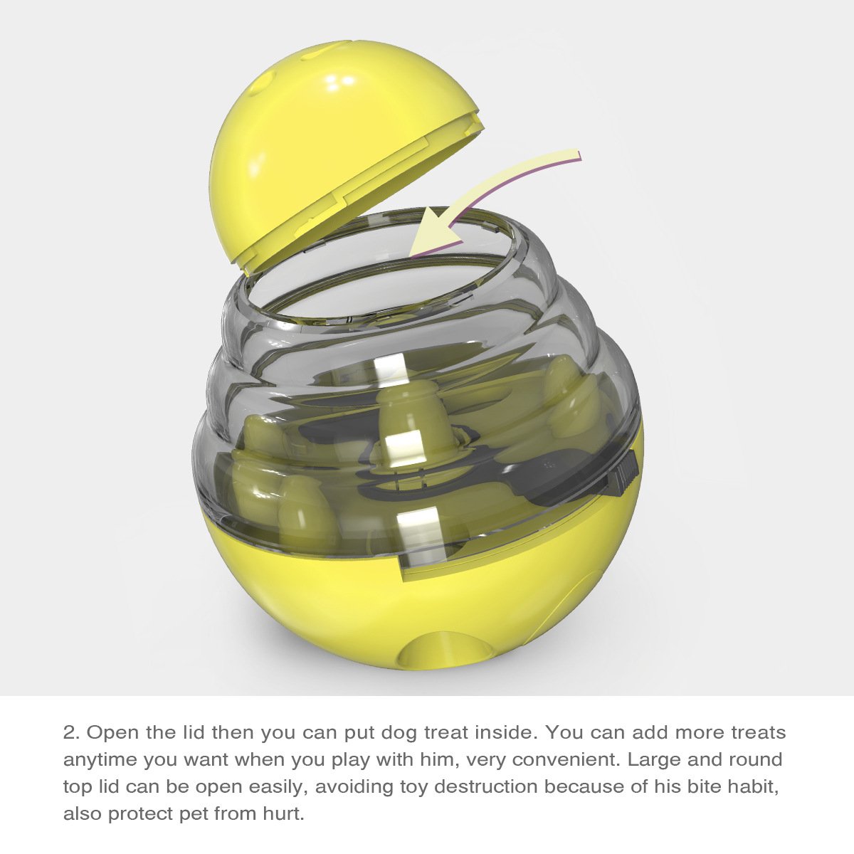 Interactive Dog Puzzle Feeder with Adjustable Food Dispensing Holes(Blue) - Image 7