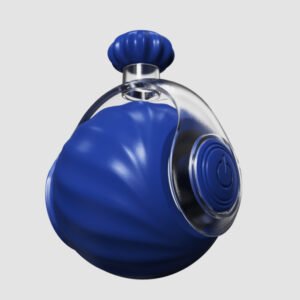 Blue Interactive Smart Electric Cat Toy Ball - Automatic Irregular Rolling Teaser for Independent Play