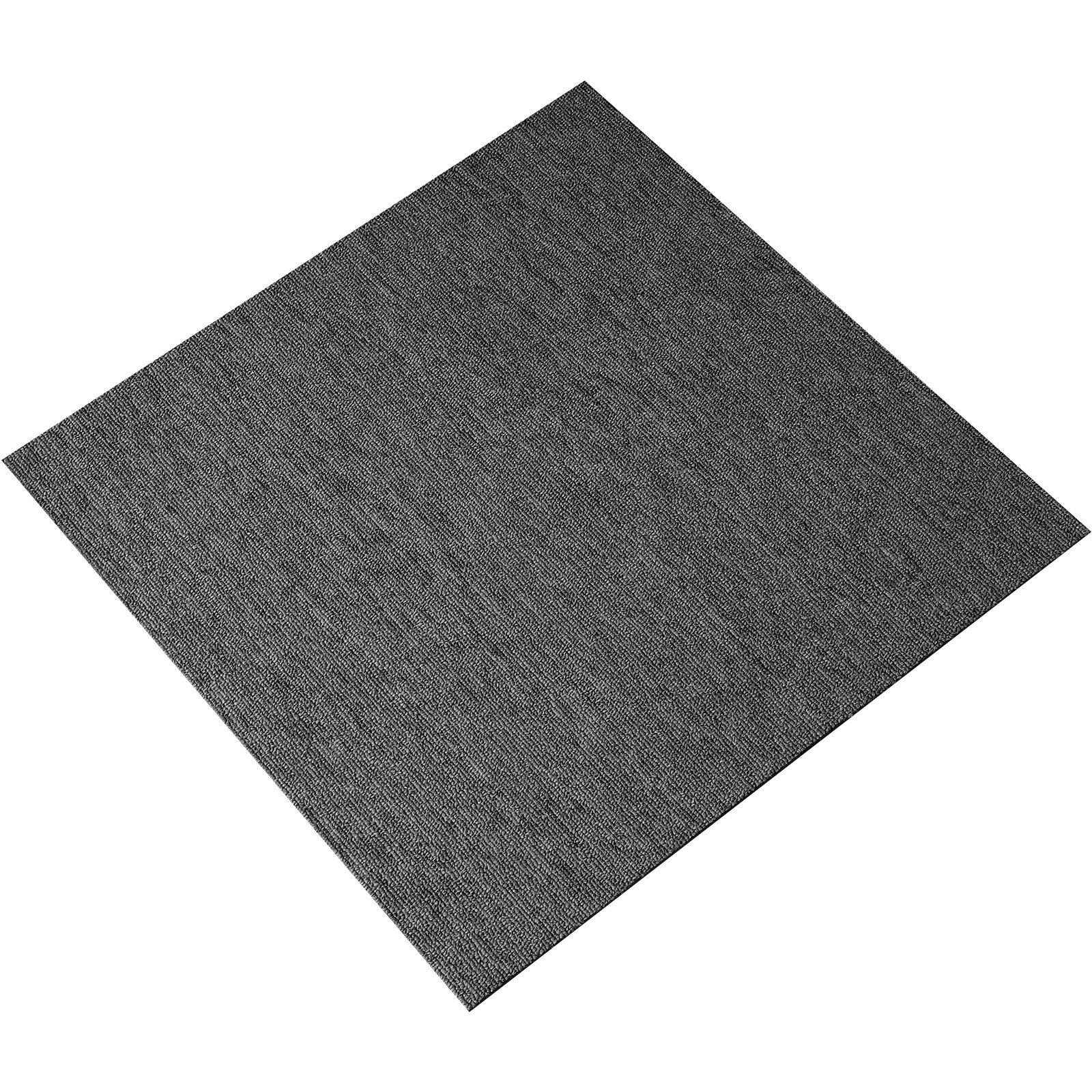 VEVOR Carpet Tiles Reusable, 20"x 20" Carpet Squares With Padding Attached, Soft Padded Carpet Tiles, Easy Install DIY for Bedroom Living Room Indoor Outdoor (20 Tiles, Dark Gray) - Image 10