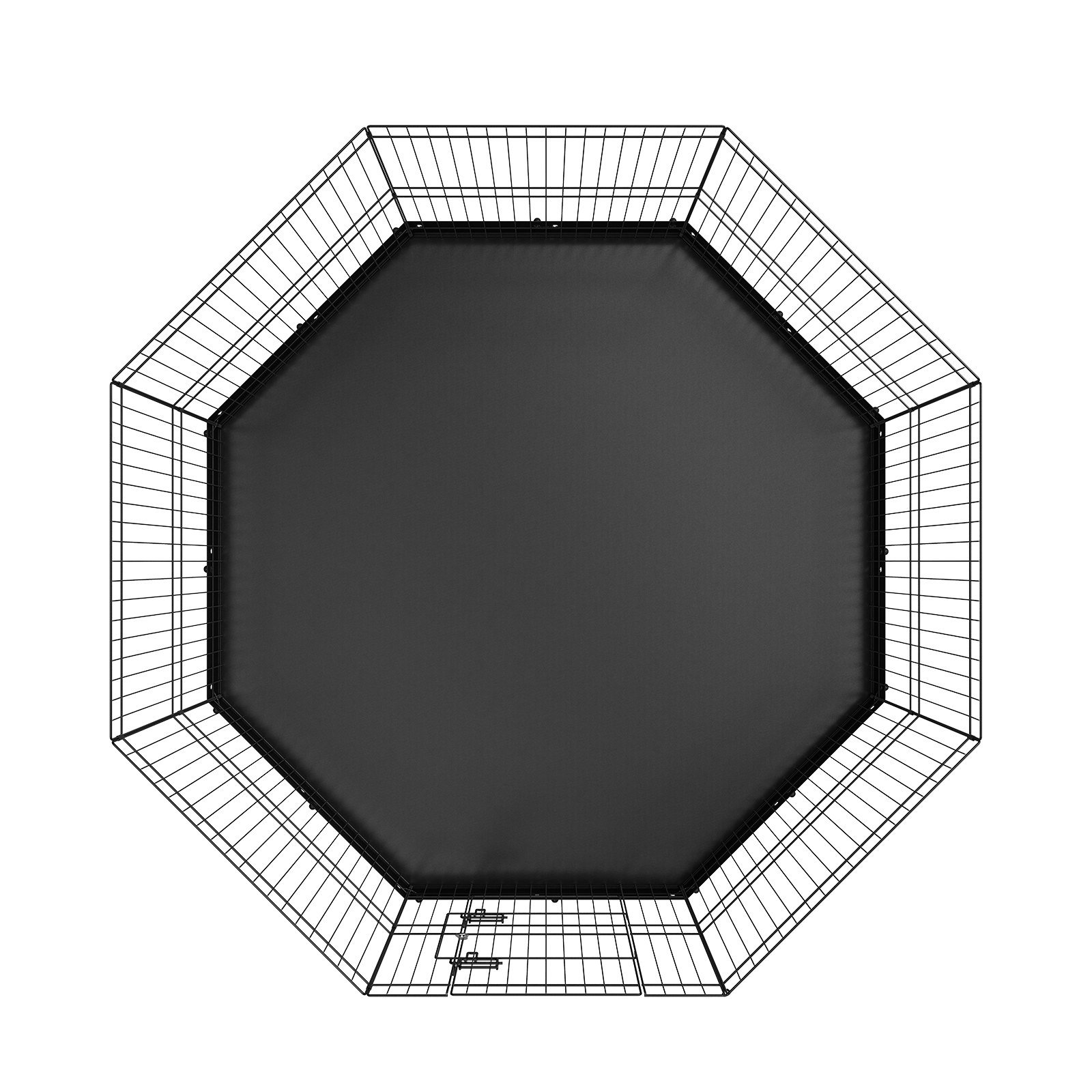 VEVOR Dog Playpen, 8 Panels Foldable Metal Dog Exercise Pen with Bottom Pad, 24" H Pet Fence Puppy Crate Kennel with Ground Stakes, Indoor Outdoor Dog Pen for Small Medium Pets, for Camping, Yard - Image 10